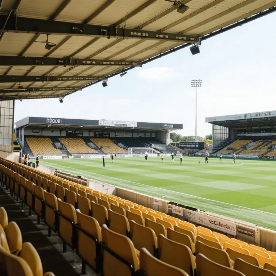 球场观赛氛围示意图