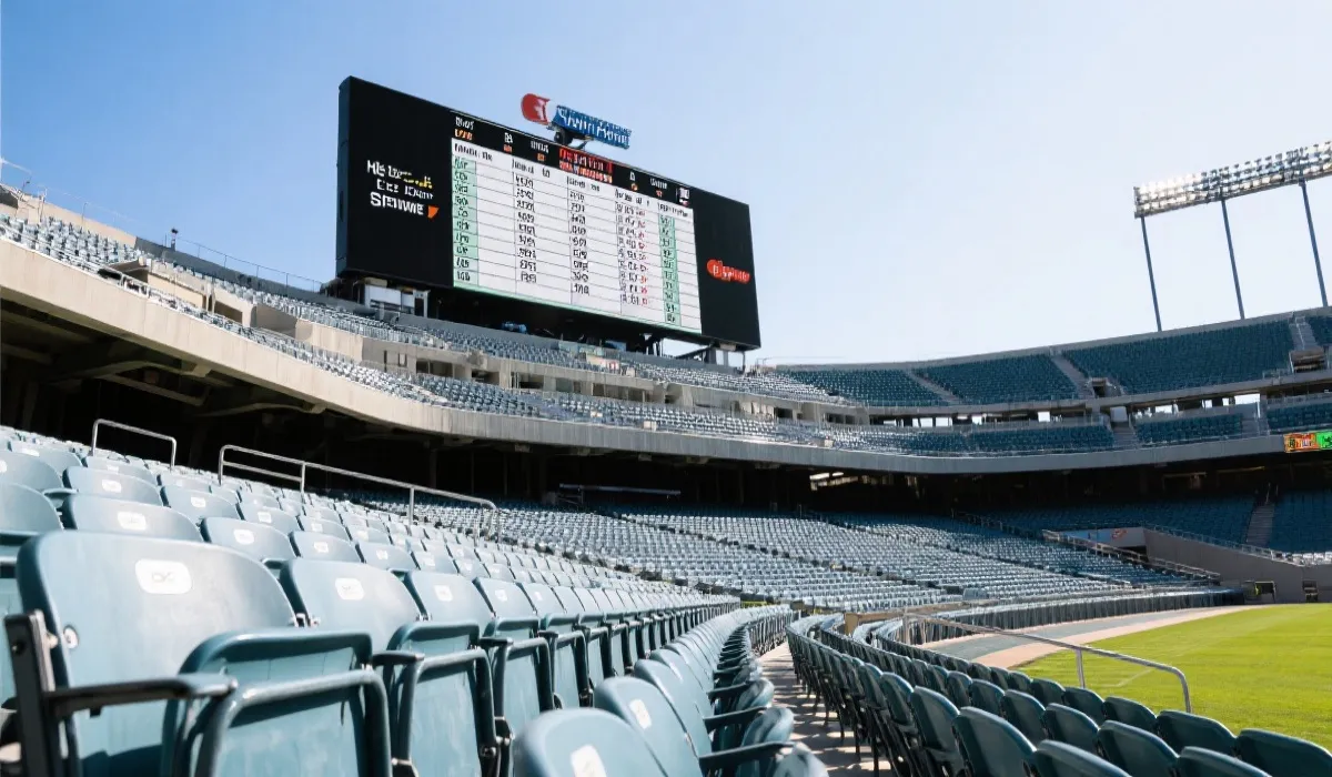 赛程与球场记分牌示意