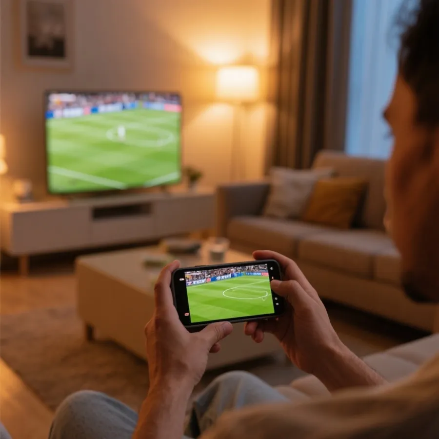 移动端观赛场景示意